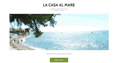 Desktop Screenshot of lacasaalmare.com